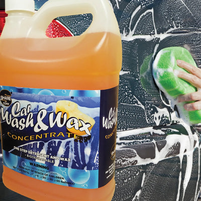 Car Wash & Wax [Concentrate One-Step Cleaner & Protector]