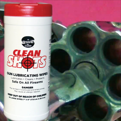 CLEAN SHOTS [Gun Lubricating Wipes]