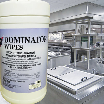 DOMINATOR WIPES [Food Contact Surface Sanitizing Wipes]