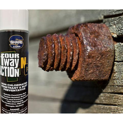 FOUR WAY ACTION N.C. [Non-Chlorinated Penetrant & Rust Preventative]