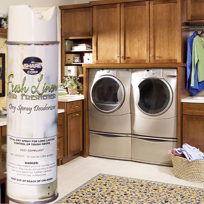 Fresh Linen Air Freshener [Dry Spray Deodorizer]