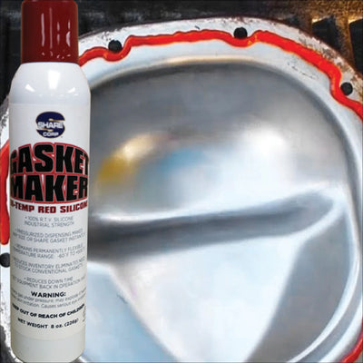 Gasket Maker Hi-Temp Red Silicone Spray