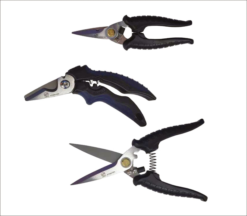 HEAVY DUTY SNIPSCISSORS AND ELECTRICIAN'S SNIPSCISSOR CRIMPER