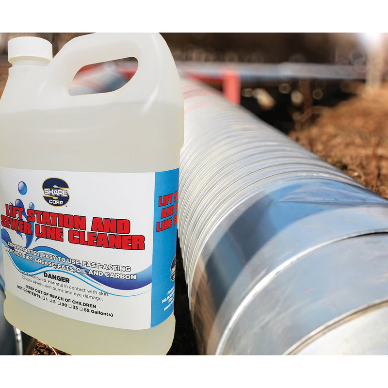 Lift Station & Sewer Line Cleaner [Concentrated Caustic Cleaner]