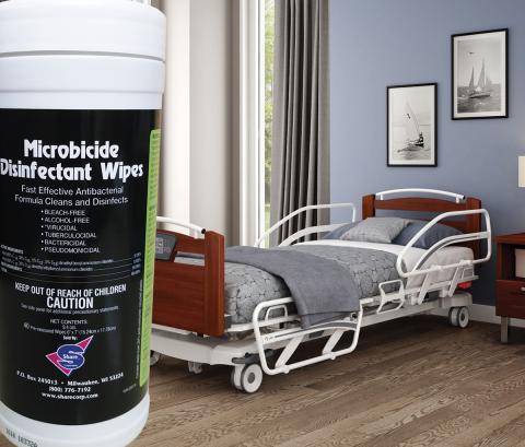 Microbicide Disinfectant Wipes Broad Spectrum Disinfecting Wipes