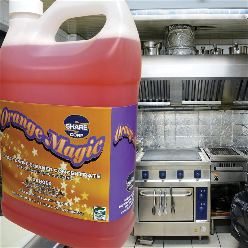ORANGE MAGIC [Spray & Wipe Cleaner Concentrate]