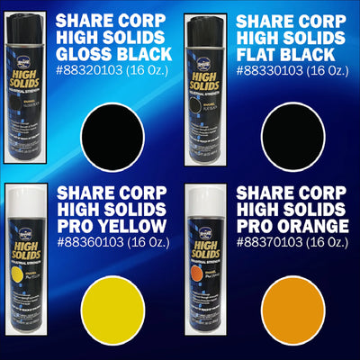 HIGH SOLIDS INDUSTRIAL STRENGTH SPRAY PAINTS