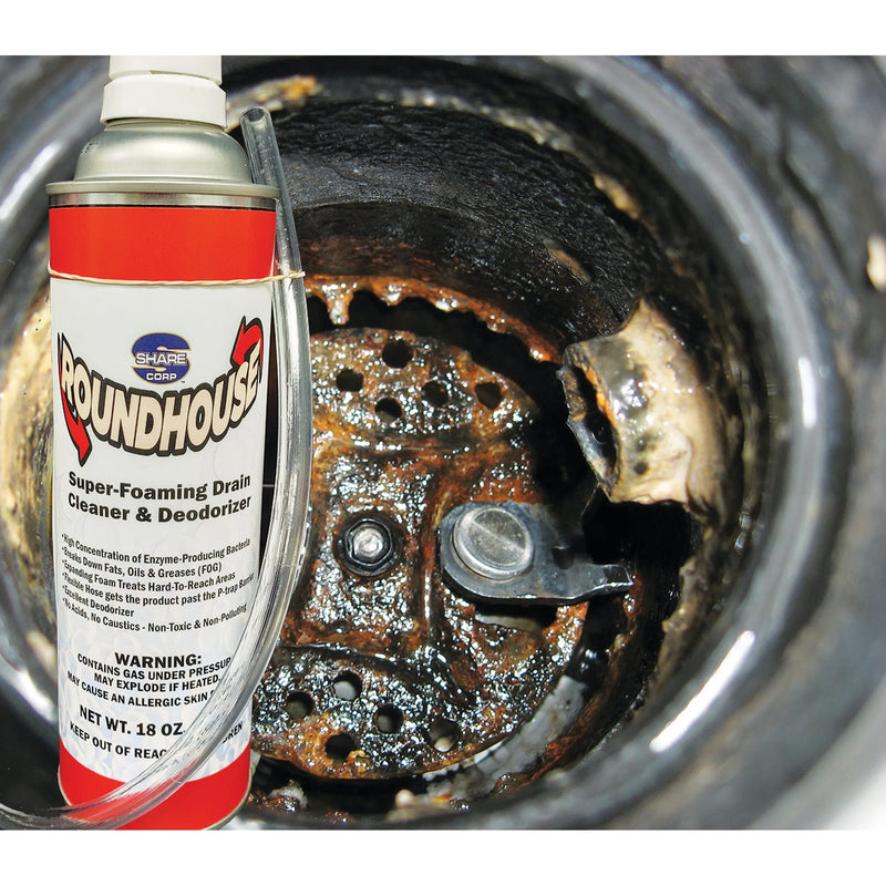 Roundhouse [Super-Foaming Drain Cleaner & Deodorizer]