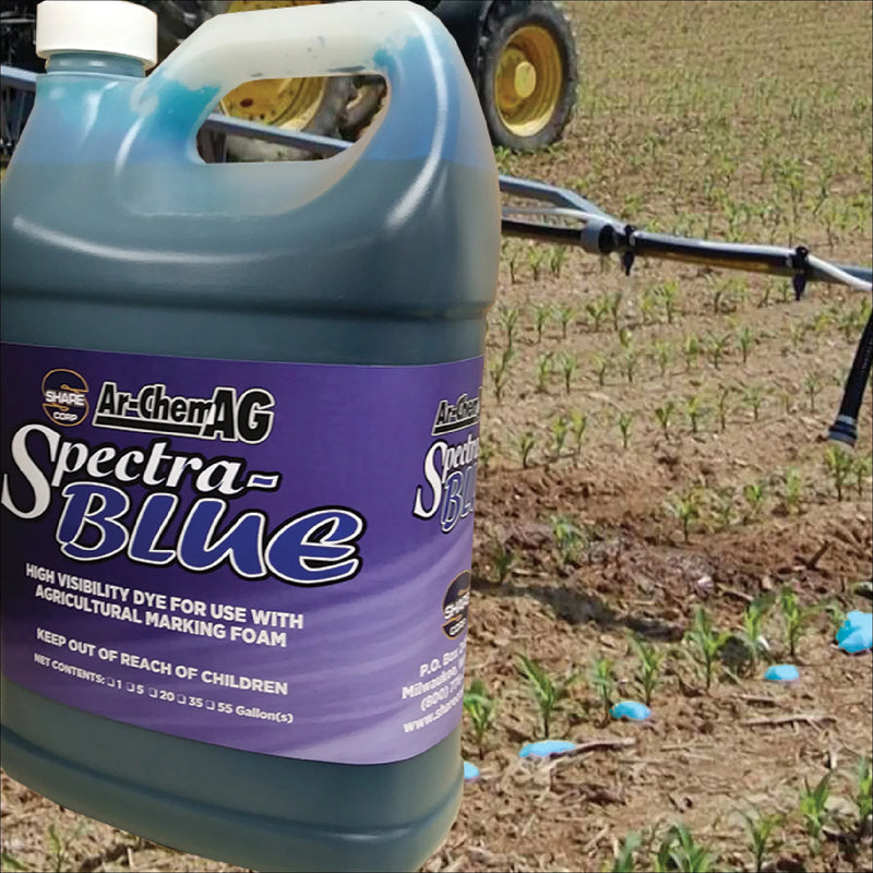 AR-CHEM AG SPECTRA-BLUE [Marking Concentrate] High Visibility Agricultural Marking Concentrate