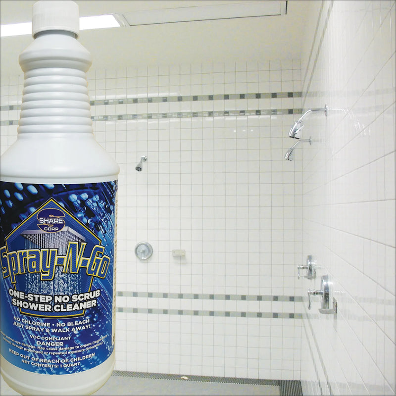 SPRAY-N-GO [One-Step - No Scrub Shower Cleaner]