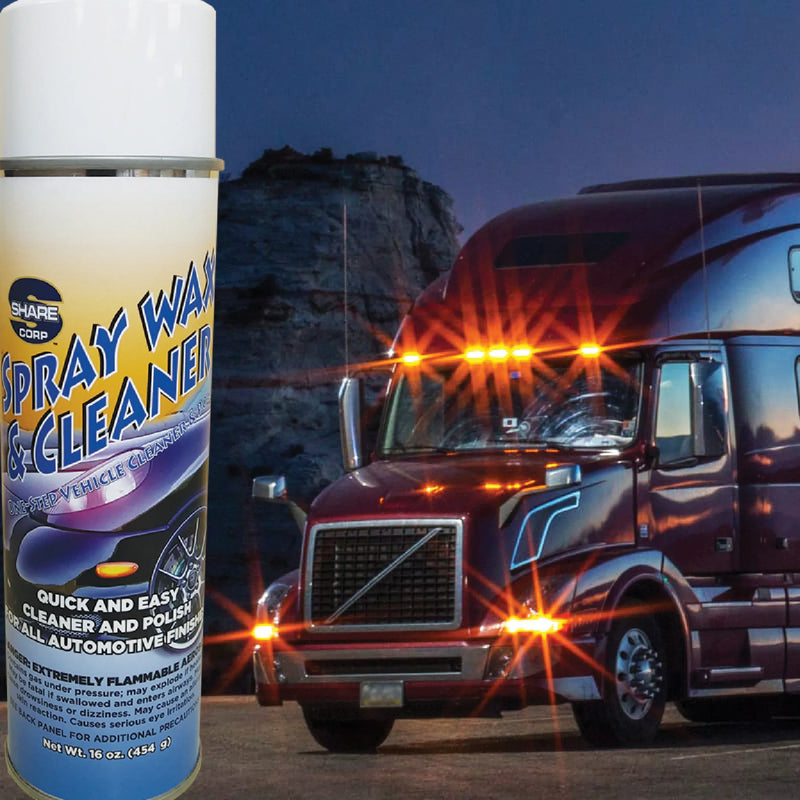 Spray Wax & Cleaner [One-Step Vehicle Cleaner & Polish]