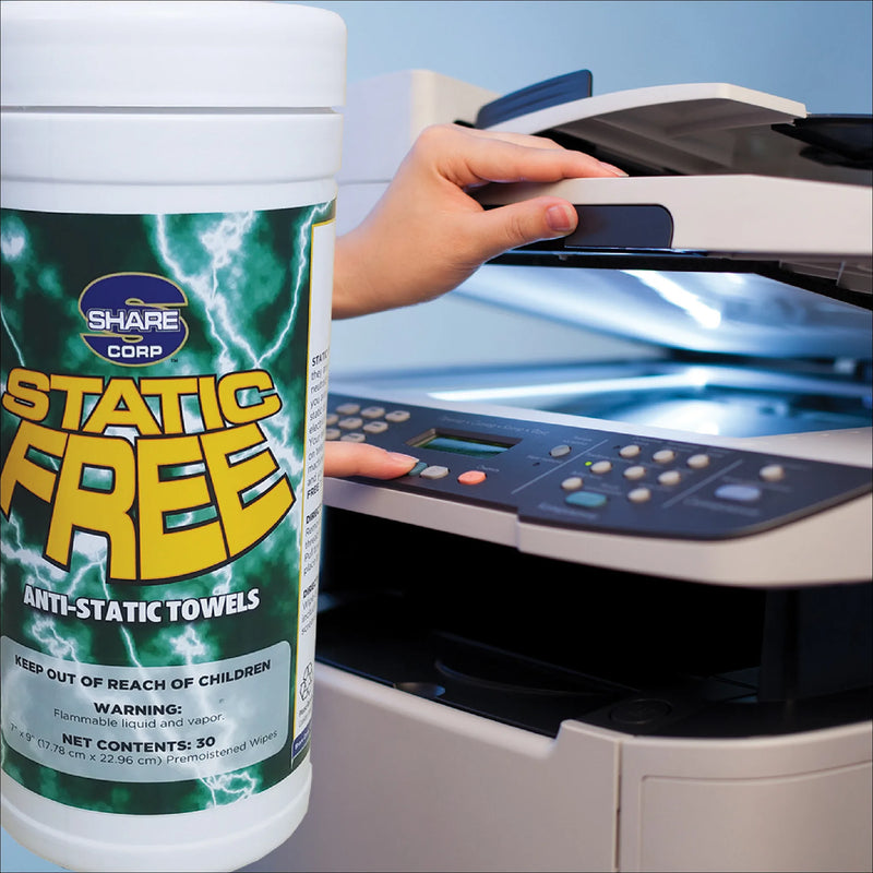 Static Free Towels [Anti-Static Office Cleaner Towels]