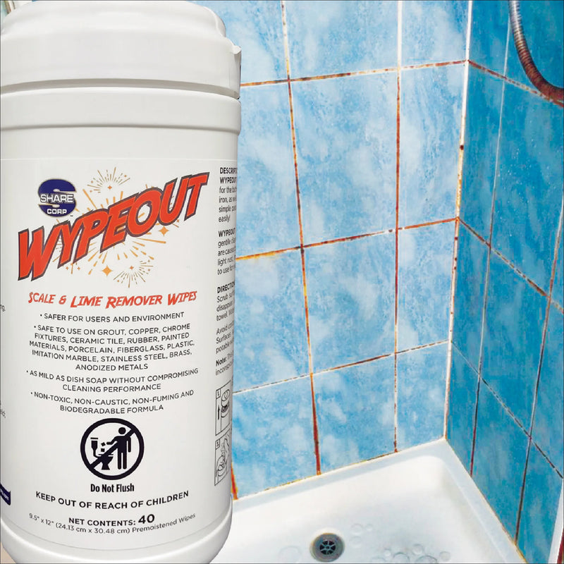 Wypeout [Scale & Lime Remover Wipes]